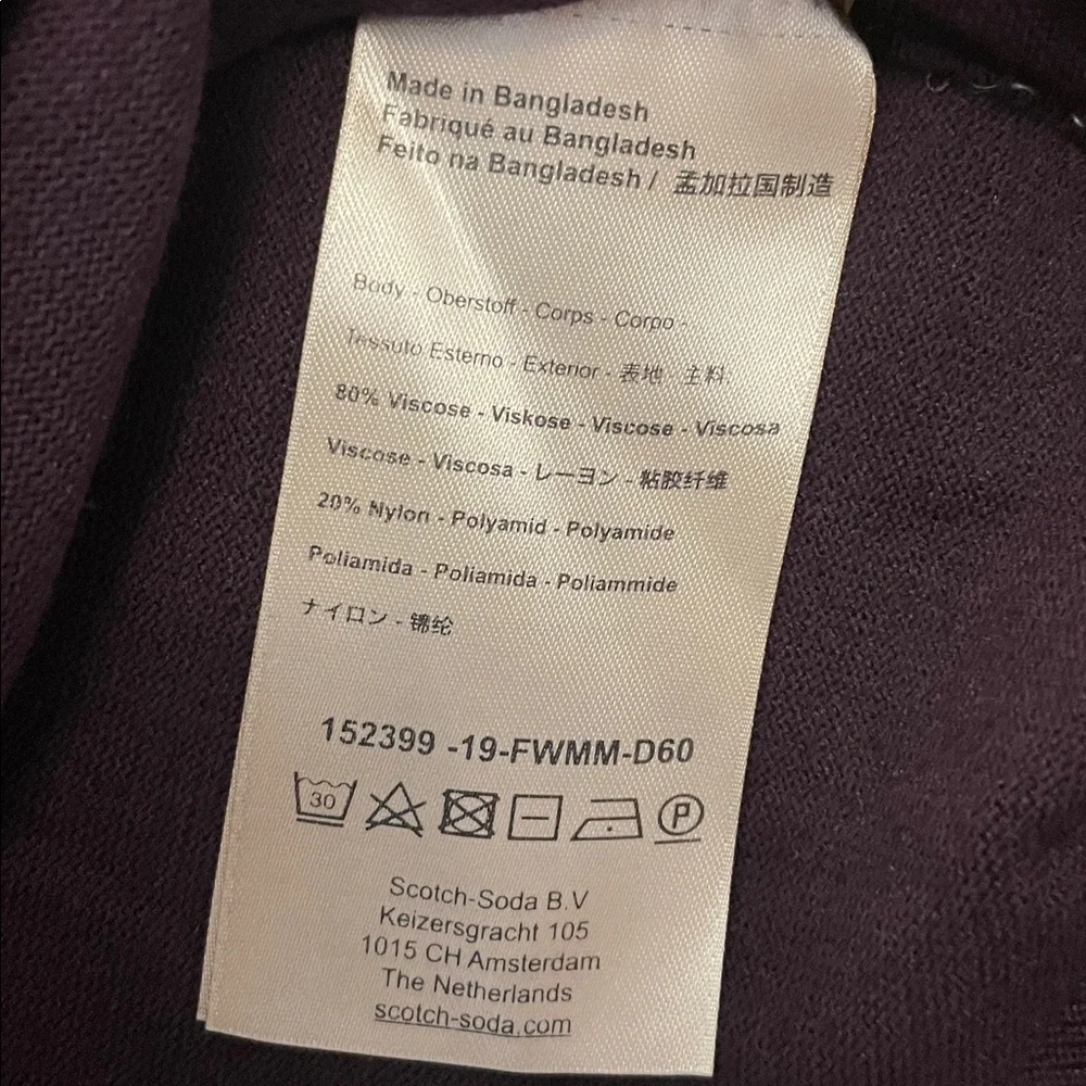 Scotch & Soda Deep Purple/green Knitwear - Picture 6 of 6